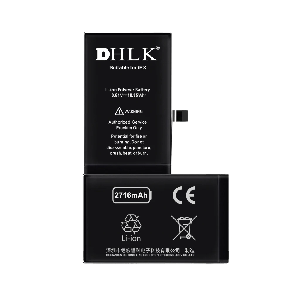 
Full 100% capacity Replacement Internal li-polymer Battery for iPhone X Xr Xs max batetry 