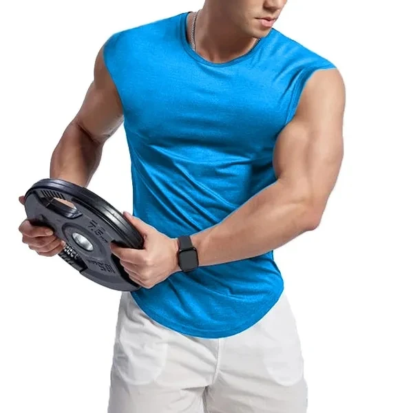 GYM Clothes Sleeveless Fitness Workout Shirts Muscle  T Shirts Tank Tops For Men