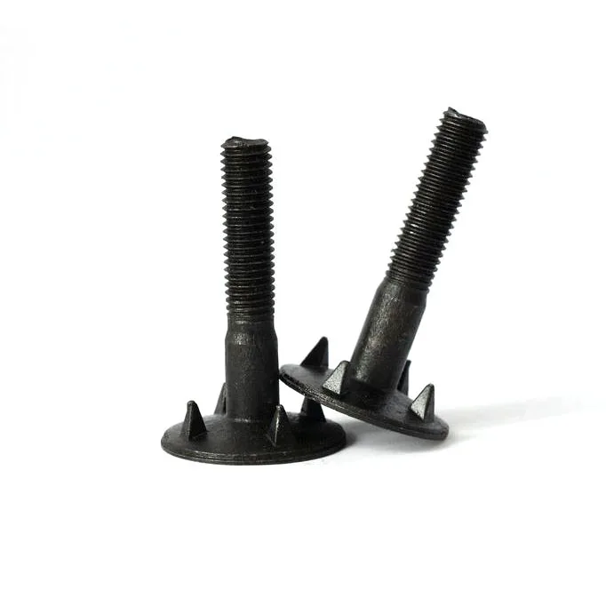 DIN15237 belt screws fanged elevator bolt with spikes