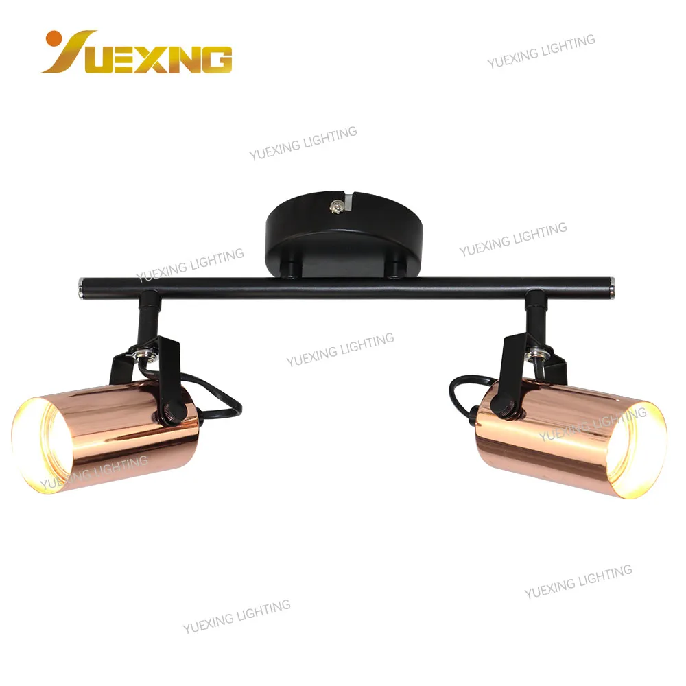 Factory Direct Price Chrome Single GU10 Max 50W Antique Finished Hanging Halogen Spotlights Round Cylinder Wall LED Spot Light L