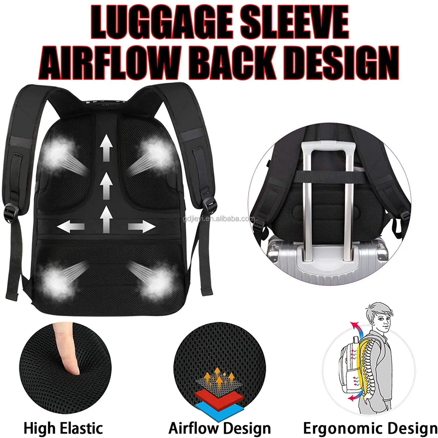 
YOREPEK Backpack for Men,Extra Large 50L Travel Backpack with USB Charging Port,TSA Friendly Business College Bookbags Fit 17 In 