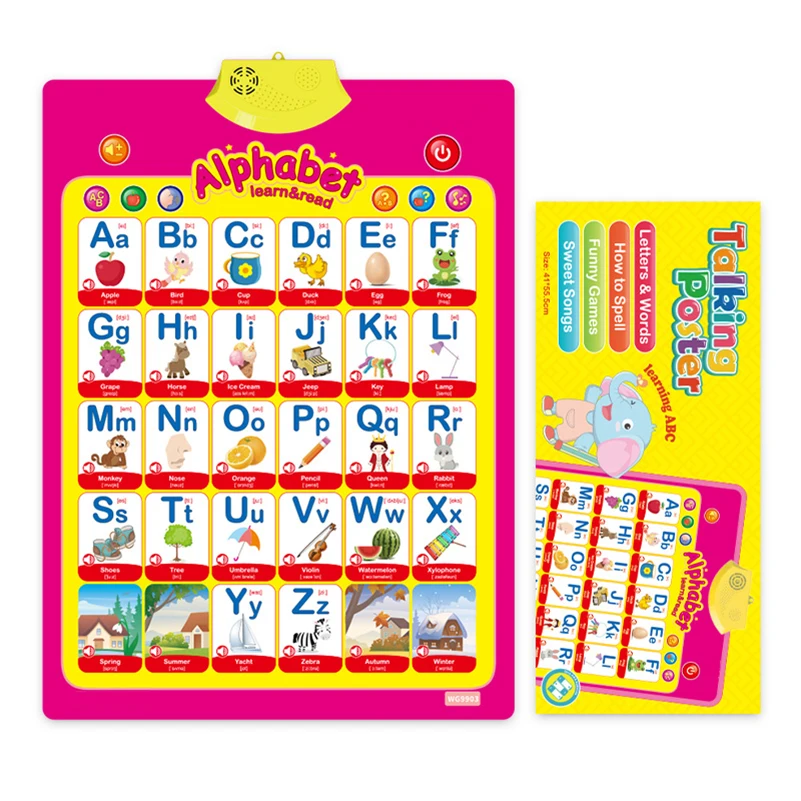 3 + лет, детская интерактивная электронная книга с кнопками на английском языке