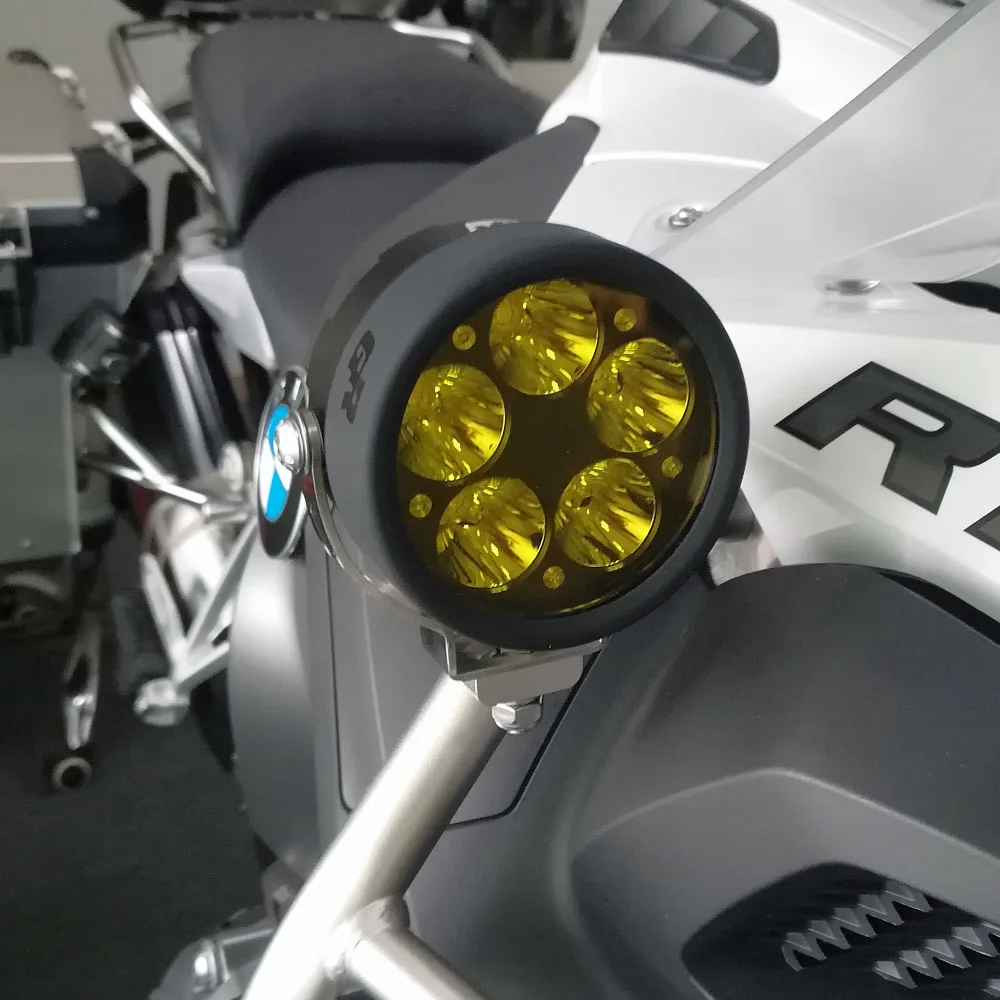 Goldrunway GR50X Universal Motorcycle LED Auxiliary Fog Light Assemblie Driving Lamp 50W Headlight For BMW R1200GS/ADV/F800GS