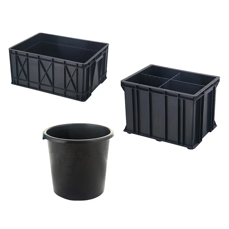 PP Black Anti-static Storage Corrugated esd bins Boxes PCB Packing Storage Component Container Plastic Box