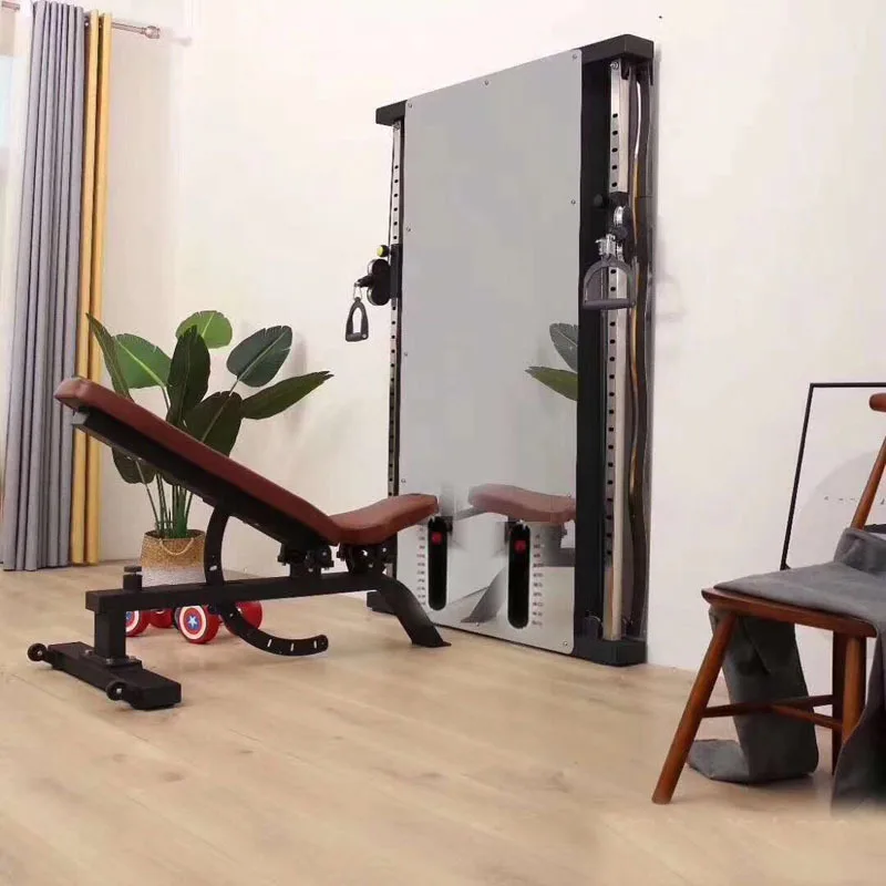 Wholesale Strength Gym Machine Single Multi Pulley System Function Trainer Wall Mounted Cable Crossover