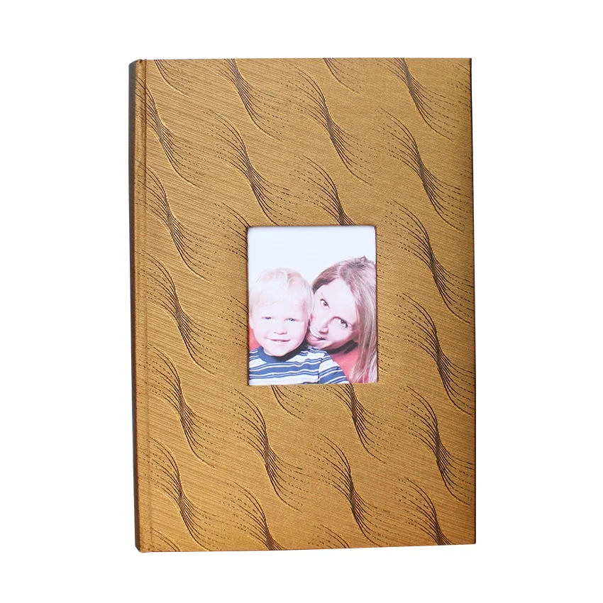 Fabric Frame Cover Photo Album 300 Pockets Hold 4x6 Photos Wholesale book bound slip in family album