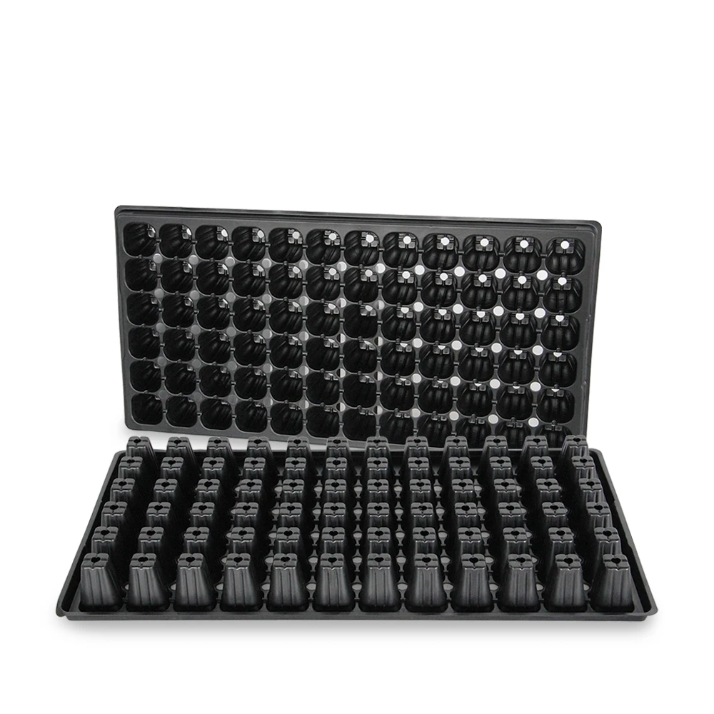 72 Holes Cells Hydroponic Tray Seed Germination Growth Plastic Seedling Tray Planting Germination Tray