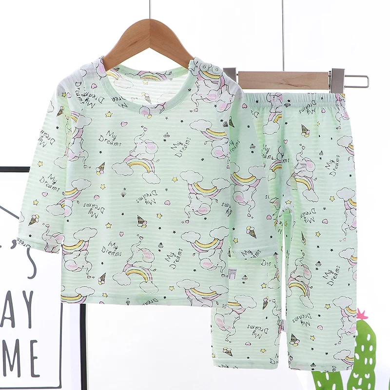 Oem новый дизайн, Весенняя Пижама для мальчиков, детская одежда для сна