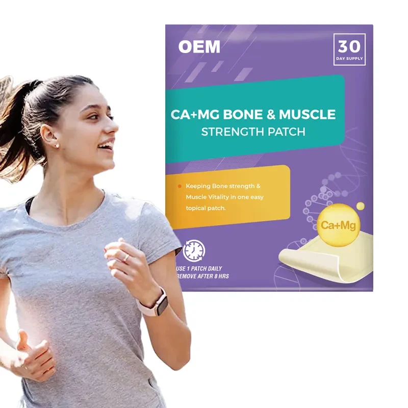 OEM CA+MG Bone & Muscle Strength Patch Keeping Bone Strength Muscle Vitality Topical Energy Transdermal Patches