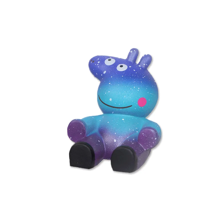 Squishy Soft PU Foam Anti Stress Relief Ball Rabbit Animal Toy Phone Support Promotional Gift