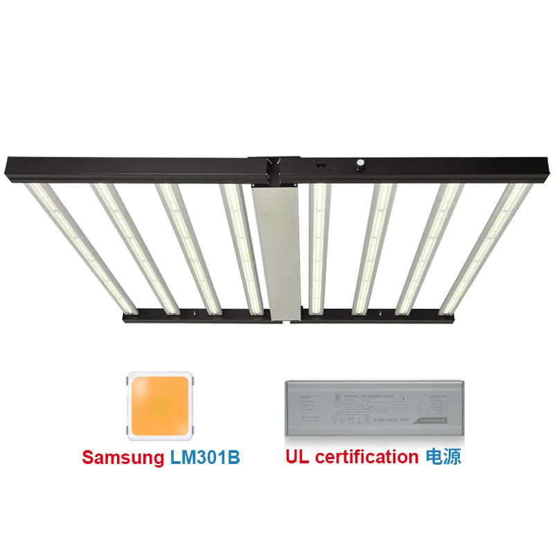 10% Off Discount! 660w 8 Bars Bar Grow Light Led Adjustable Lm301h Mix Cree Lg With Seperate Control System