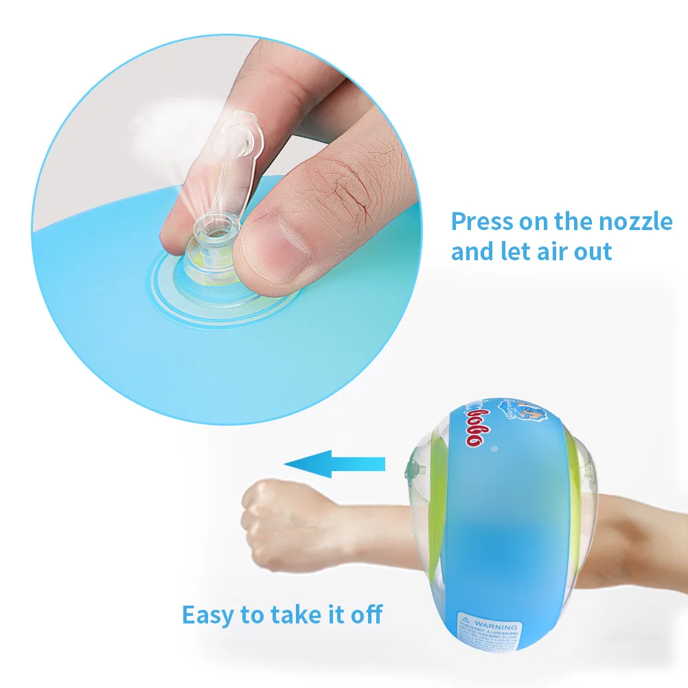 Swimbobo factory custom new softness comfort kids float baby inflatable swimming arm ring children sleeve swim float