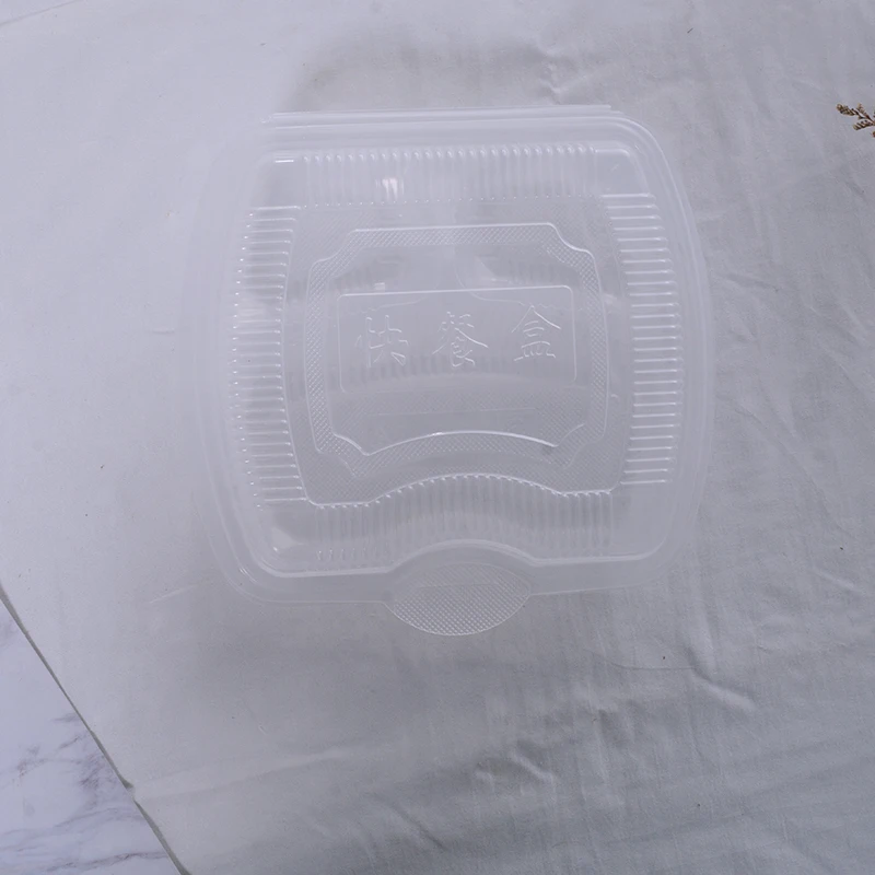 plastic boxes food disposable 3 compartment clamshell take away food containers