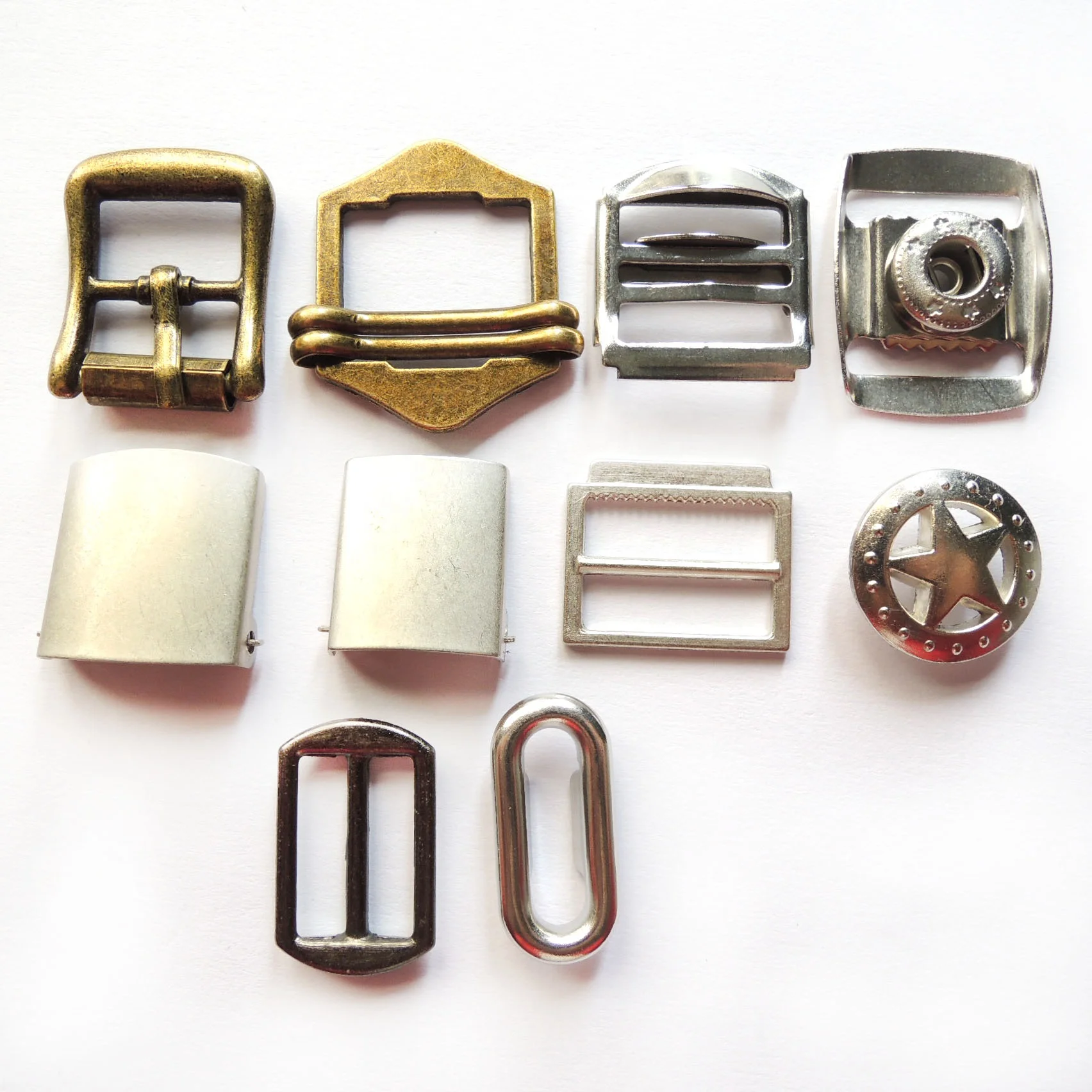 Hat raw material factory Sport Hat Adjustable Button Iron Sliding Button