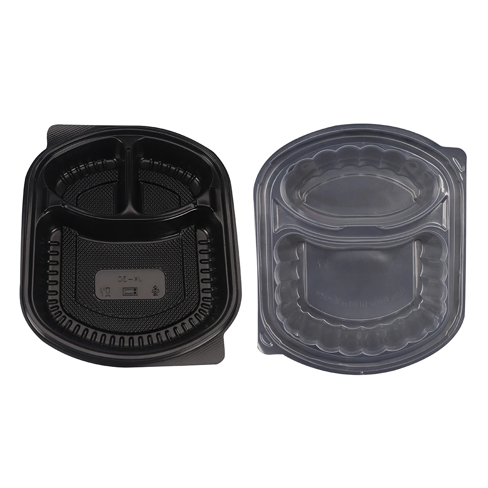 Пластиковый контейнер для еды с крышками