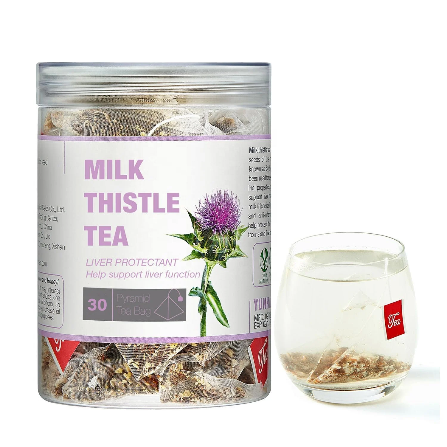 Top Quality Custom milk thistle tea slimming herbal tea for export
