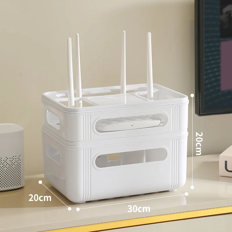 WiFi Router Boxes Wi-Fi Router Shelf Storage Shelf Wifi Storage Box Home Organizer Holder Boxes
