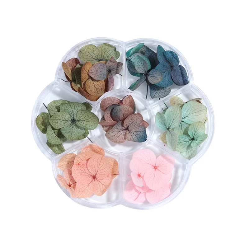 Hot Sale Nail Dried Flowers Starry Leaves Flower 3d Nail Art Sticker For Tips Manicure Decor Mixed Accessories