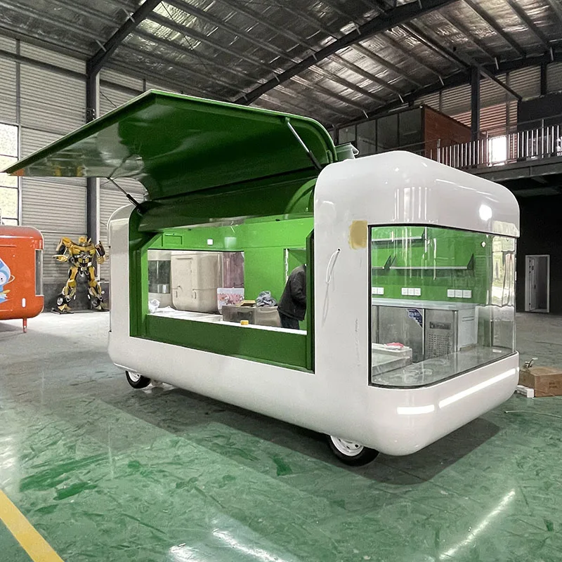 Горячая распродажа коммерческий фургон для еды Airstream концессионный уличный мобильный грузовик тележка быстрая пицца хот-дог трейлер продажи США