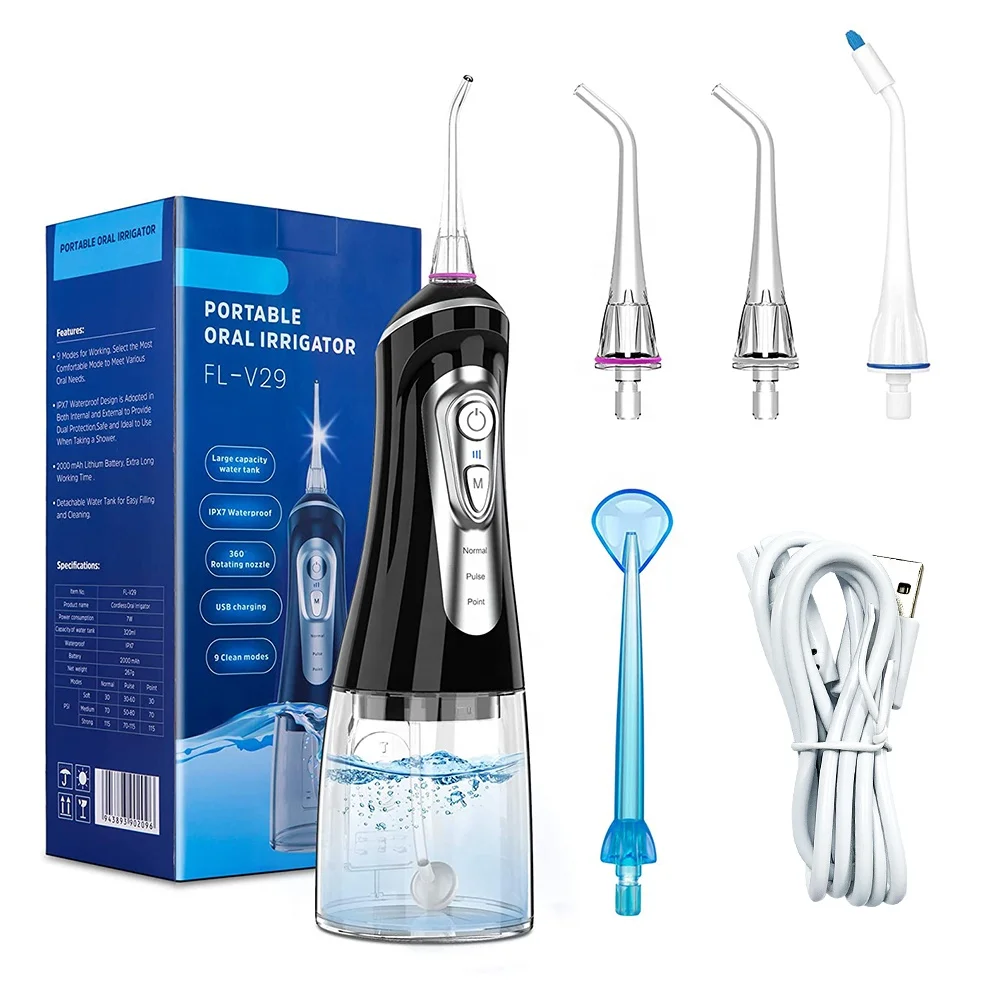
Best Home Household Battery Dental Pulse Oral Health Usb Rechargeable Electric Cordless Portable Dental Floss water Flosser 