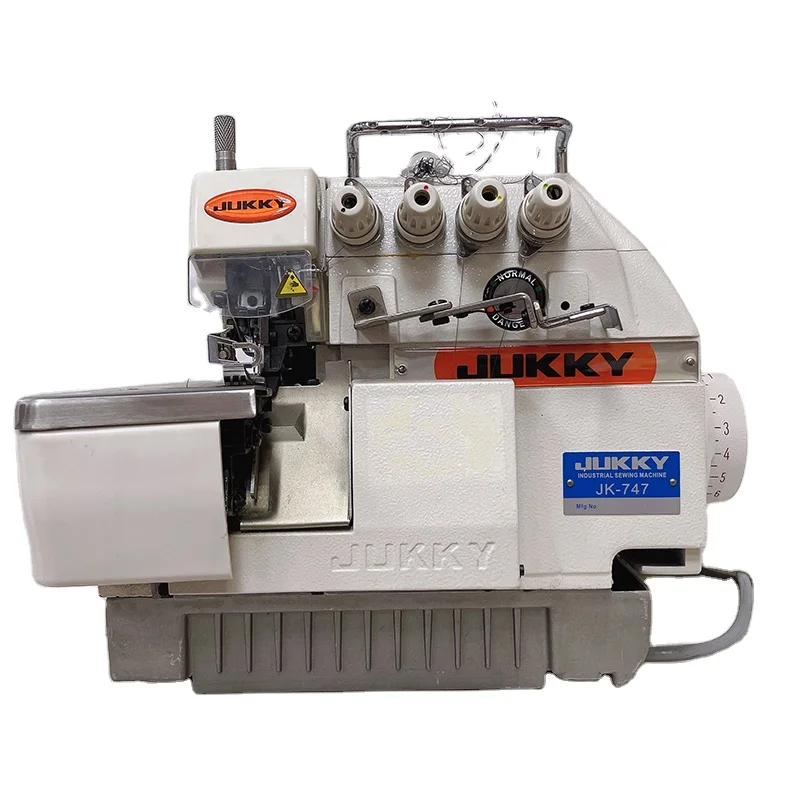 China Jukky Good Price Direct Drive Wiki Brand High Speed Four Thread Overlock Sewing Machine Suitable
