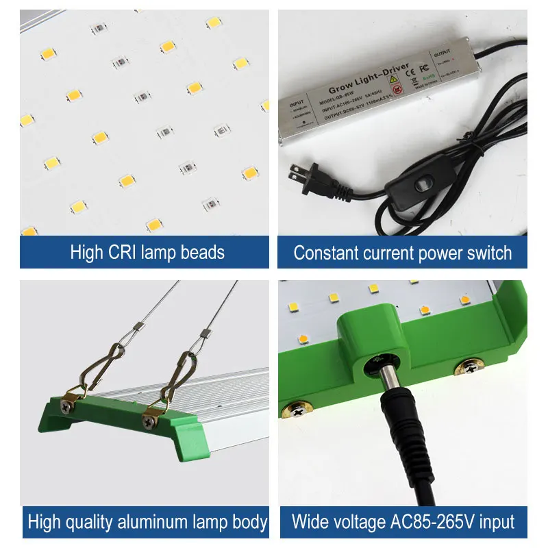 2022 Indoor Full Spectrum Band Quan tum Board Kits Led Bar Plant Grow Light For Coloring Flower Vegetable Greenhouse Seedling