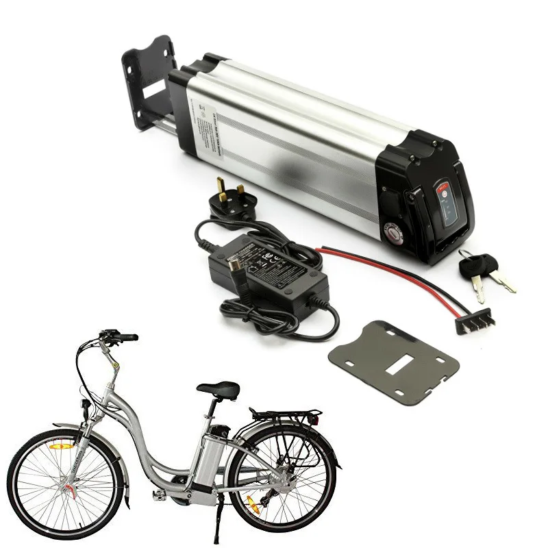 Cheap Price Silver Fish Electric Bike Battery 36v 10ah Lithium ion Battery