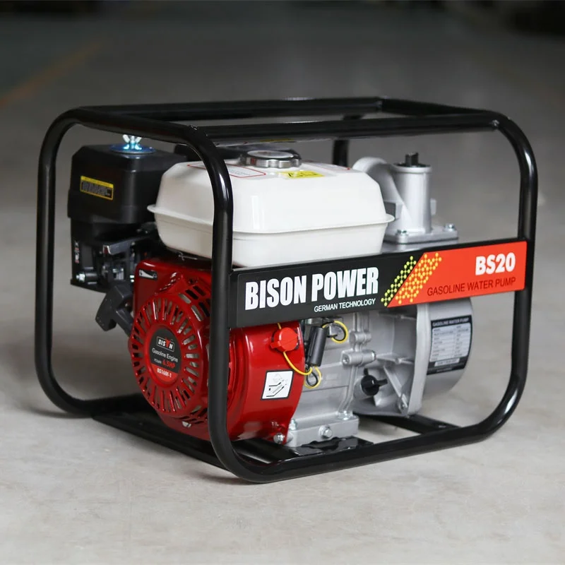 BISON power 2inch 3inch 4inch gasoline engine  water pump with high pressure