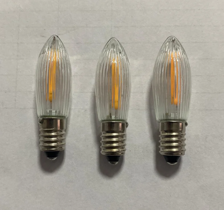 C6 LED christmas candle bridge light  C6 LED striped candle bulb C6 LED Bridge type bulb C6 LED candle bulb C6 LED bridge lamp