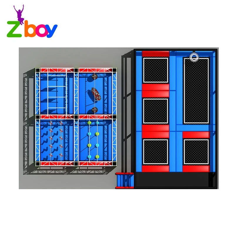 
Cheap small kids adult indoor trampoline jumping elastic bed trampoline park for sale 