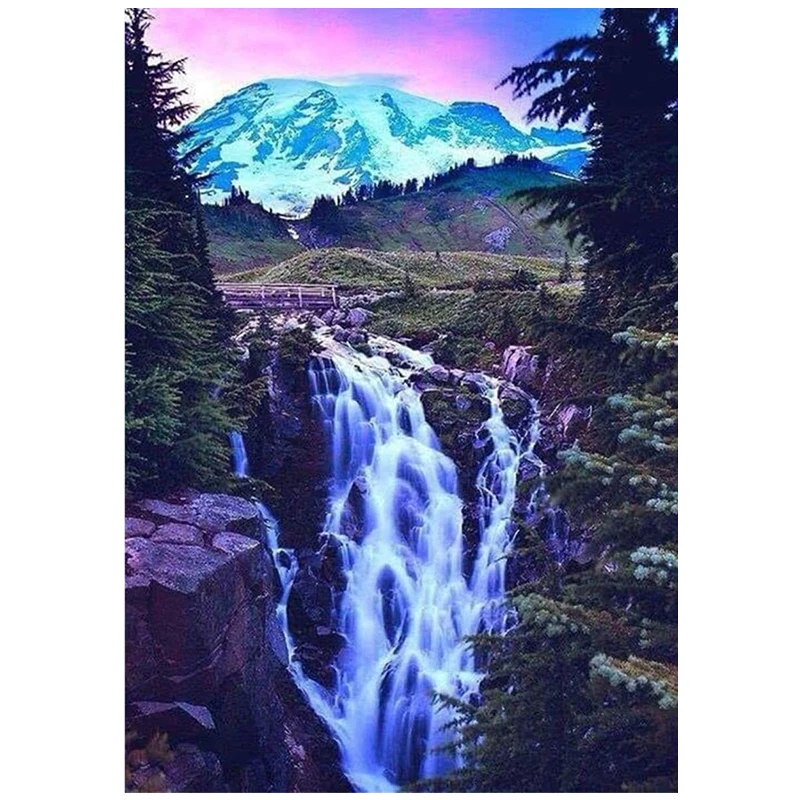  Scenery Style Full Drill Diamond Painting Wall Crafts Diy