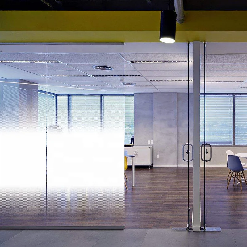 Vis Film 1.83*30m self-adhesive gradient decorative glass window film for privacy protection