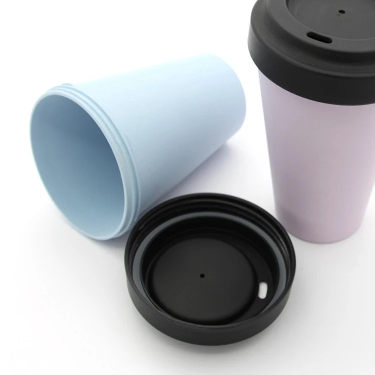 Biodegradable wholesale organic premium reusable pla takeaway coffee cups mug
