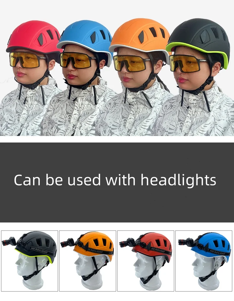 ANT5PPE EN12492 Outdoor Sports Head Protection Safety Hard Hat Rock Climbing Helmet for Zip Line Caving Rappelling Rescue