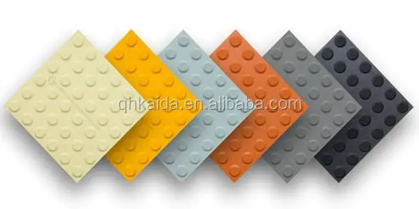Chinese factory mass production of mildew resistant tactile warning tiles suitable for highway anti-skid effect is good