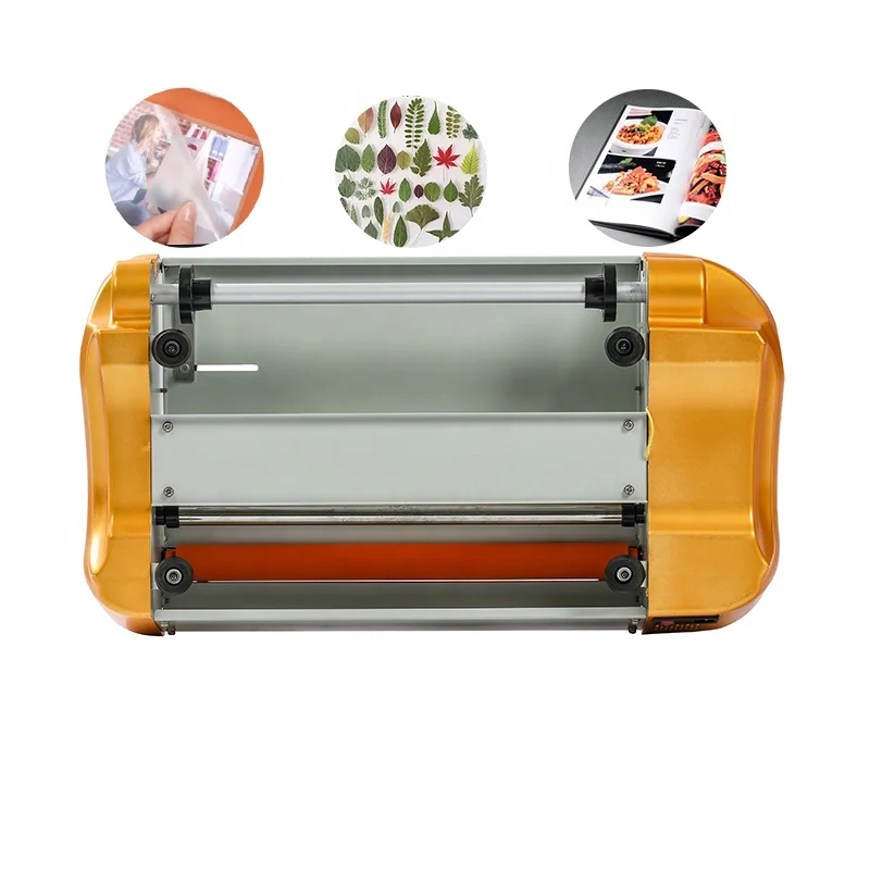 Removable Four Rollers Hot Roll Laminating Machine Factory Price 110V Hot Roll Laminator For A3 A4 Size