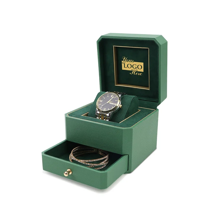 New design cajas de reloj modern portable leather watch gift box for smart mechanical quartz watches packing