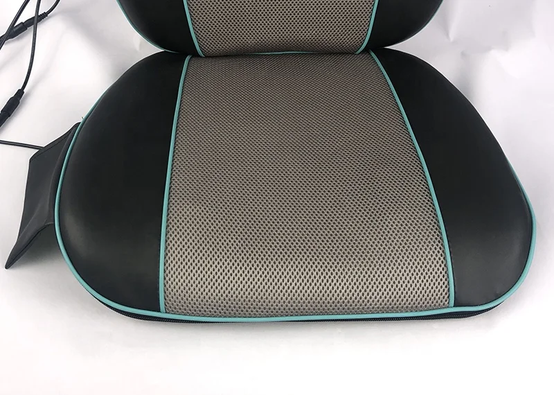 Heating Seat Cushion Massager Electric Vibrating Kneading Shiatsu Thai Massage Cushion