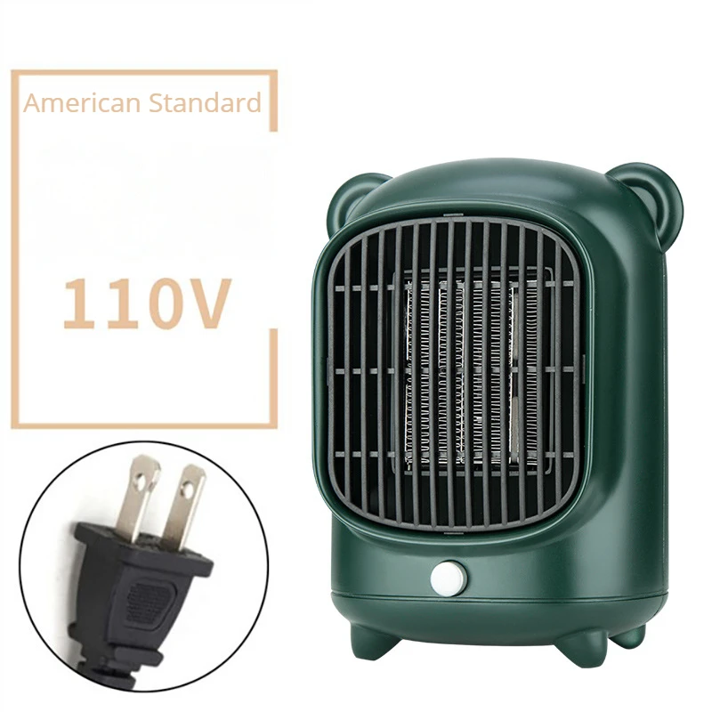 RTS Fast delivery Mini Portable Personal Space Desktop Room Heater 500w Ceramic Ptc Electric Rechargeable Heaters For Winter