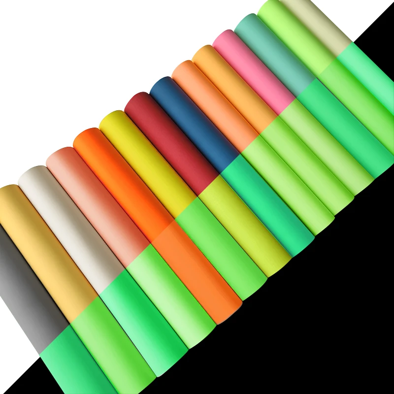 Thickness1mm Solid color Luminous leather for Cell phone cases and notebooks and toys PU Leather