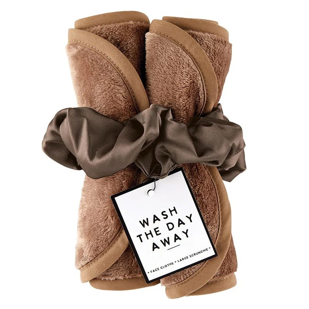 Custom Logo Facial Cloth Towel Scrunchies for Makeup & Skincare for Face Washing Beauty Personal Care Product