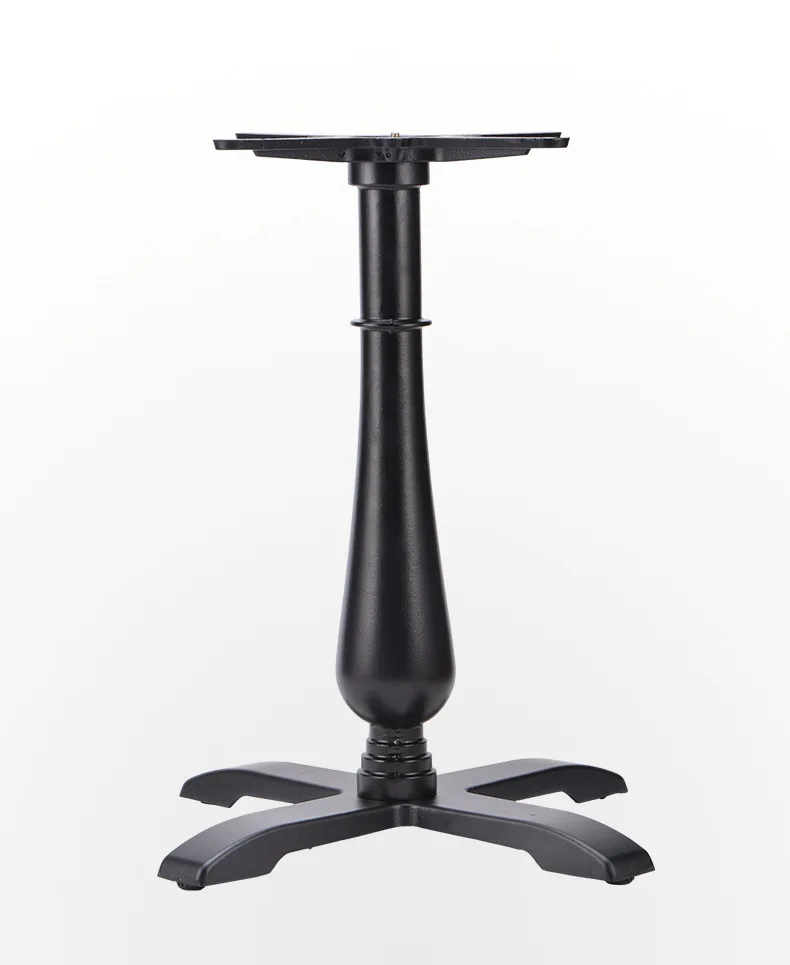 bronze tulip restaurant wooden custom european black metal counter height table base for dining table