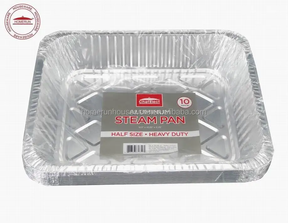 10 ct Aluminum Half Size Foil Pan