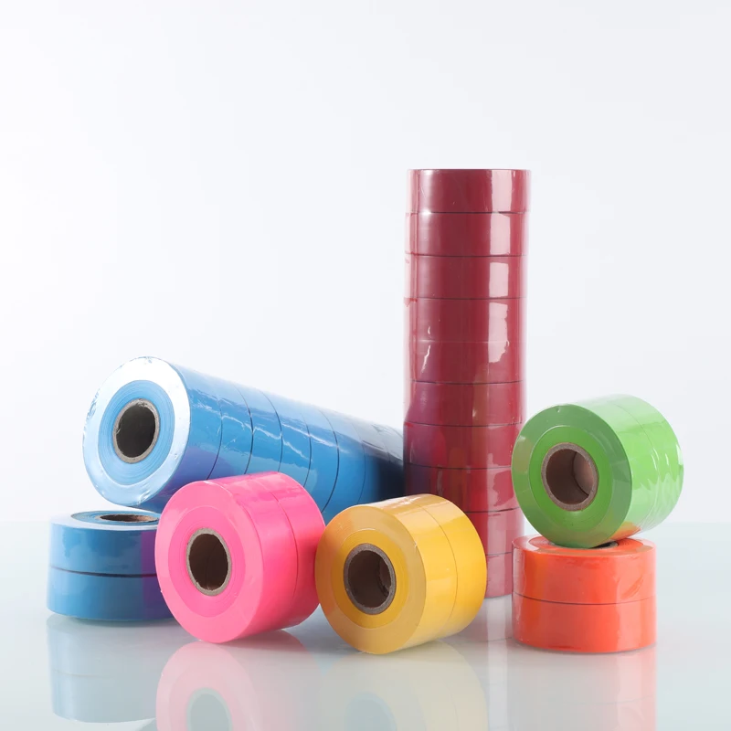 PVC florescent multi-color non adhesive floor line marking tape floor marking applicator tape