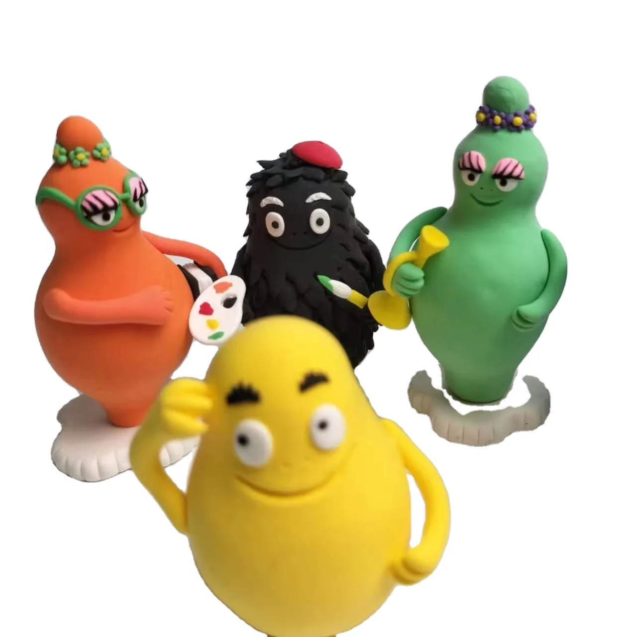 Пенопластовая глина для детей 24 цвета