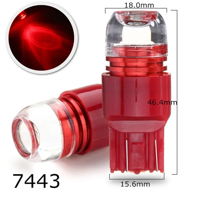 BAY15D 1157 P21/5W P27/7W W21/5W 3157 7440 T25 strobe flash light brake blink light Lamp Bulb DC12 red white Auto Tail Stop