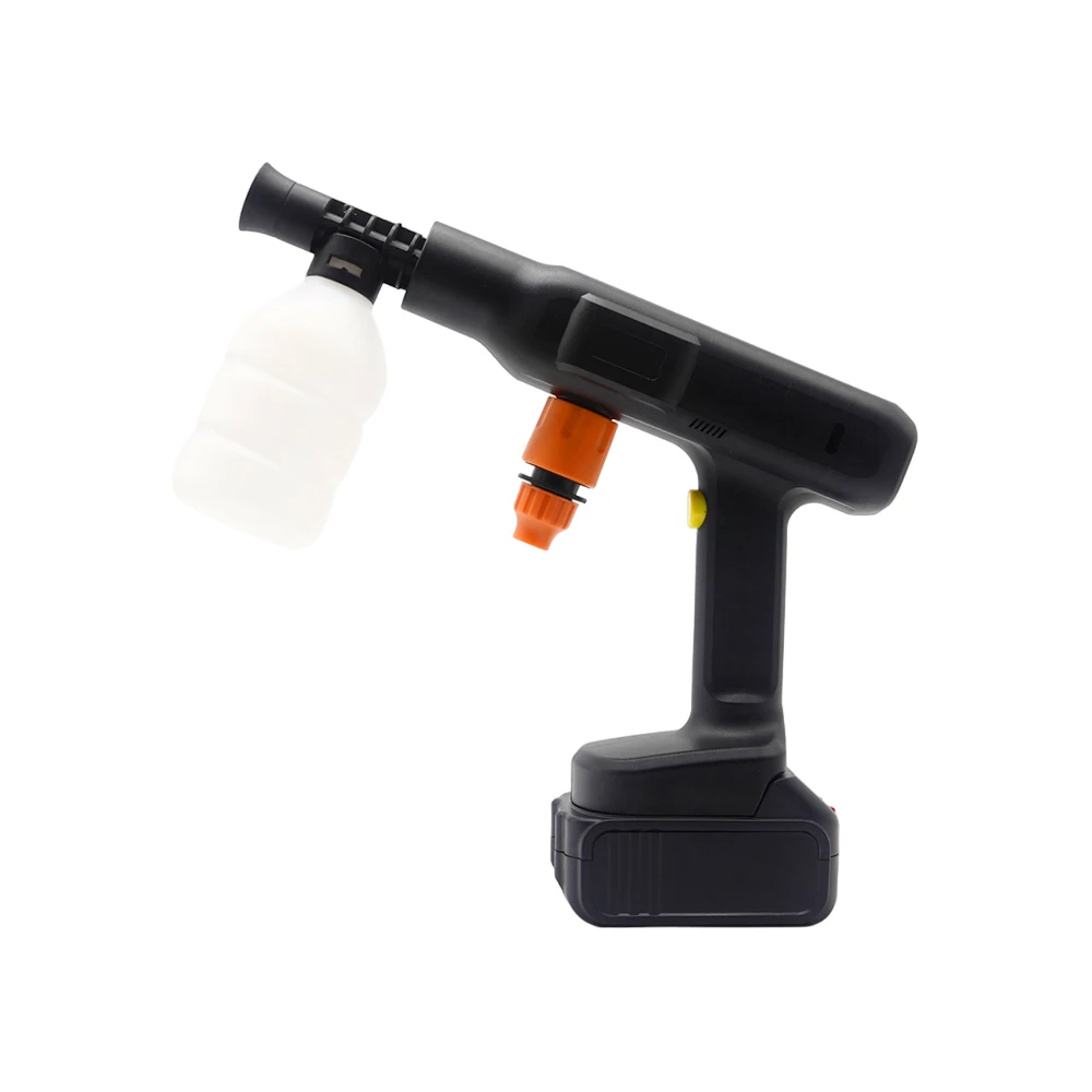 Portable replaceable nozzle wireless handheld lithium battery car cleaning gun