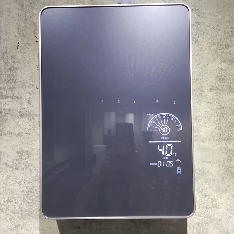 12kW Switchable 220V Tankless Water Heater Electric  Hot Water Heater Capable of Switching Between water  &electric show Degrees