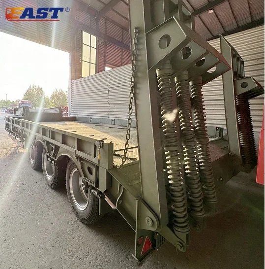 EAST 3 axle Low Bed Truck Trailer for sale lowboy trailer for sale