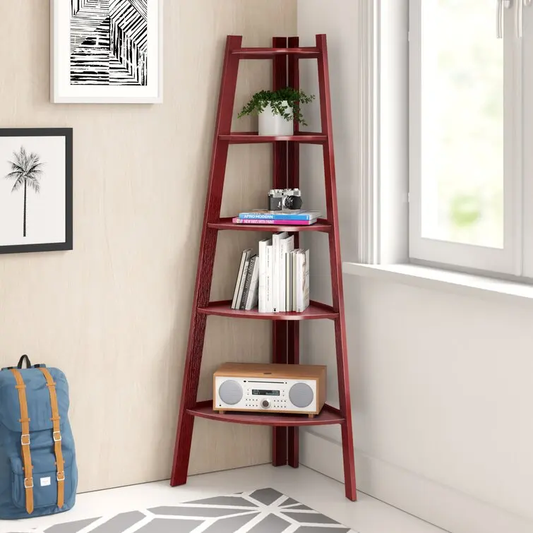 Modern Solid Durable Personalized Design Makes Full Use Of Space Corner  Bookcase
